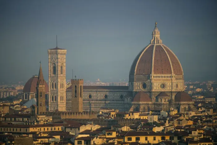 Framed Print : Duomo cathedral overlooking Florence Framed Print : Duomo cathedral overlooking Florence
