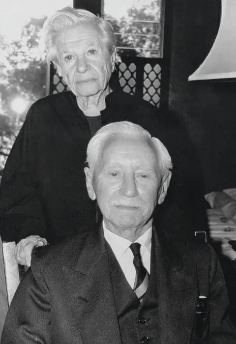 Framed Print : Will Durant with Wife Framed Print : Will Durant with Wife