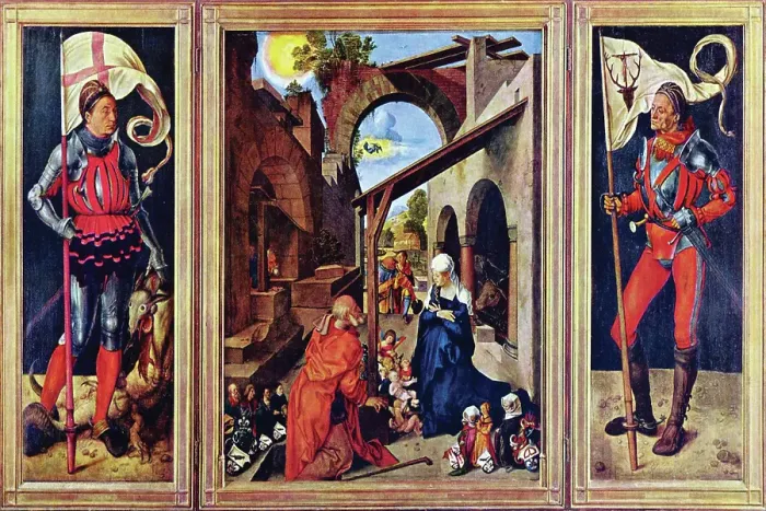 Framed Print : Durer's Paumgartner Altar, The General View