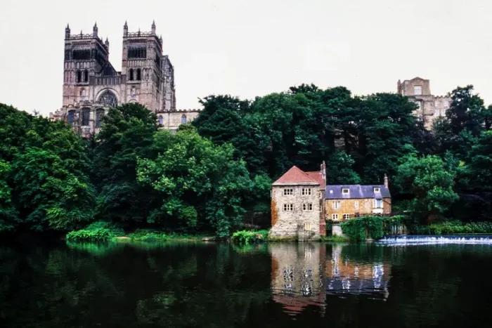 Framed Print : Durham. We see The Norman Cathedral on this images in Durham Framed Print : Durham. We see The Norman Cathedral on this images in Durham