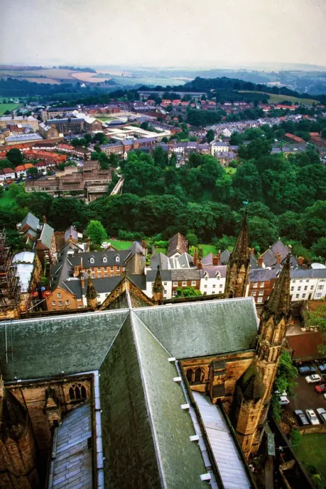 Framed Print : Durham. We see The Norman Cathedral on this images in Durham Framed Print : Durham. We see The Norman Cathedral on this images in Durham