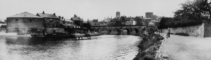 Framed Print : Durham Town Framed Print : Durham Town