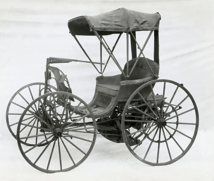Framed Print : Duryea Automobile First Operated In 1893 Framed Print : Duryea Automobile First Operated In 1893