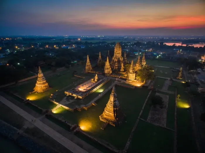 Framed Print : Dusk at Wat Chai Wattanaram Framed Print : Dusk at Wat Chai Wattanaram