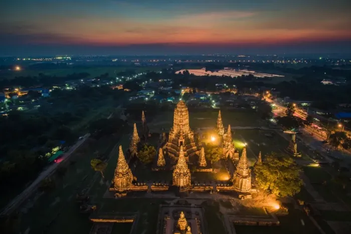 Framed Print : Dusk at Wat Chai Wattanaram Framed Print : Dusk at Wat Chai Wattanaram