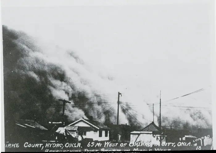 Framed Print : Dust Cloud Moving Towards a Town Framed Print : Dust Cloud Moving Towards a Town