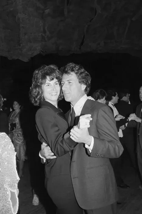 Framed Print : Dustin Hoffman Dancing With Wife Framed Print : Dustin Hoffman Dancing With Wife