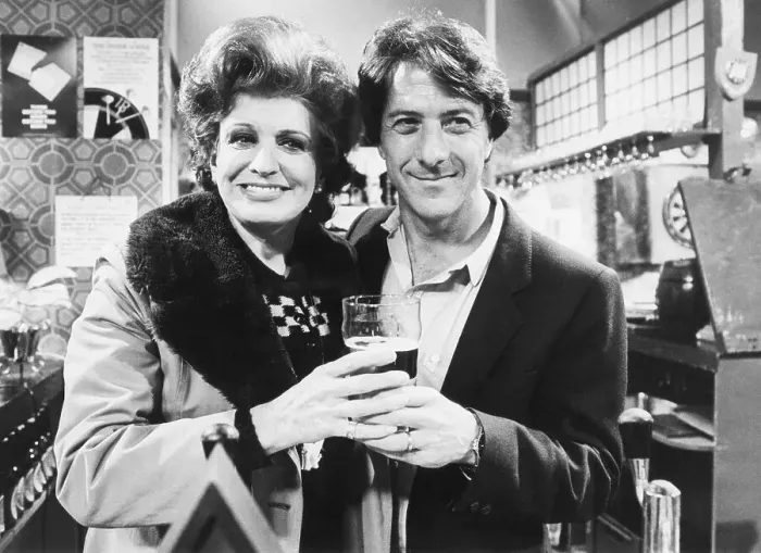 Framed Print : Dustin Hoffman and Patricia Phoenix Framed Print : Dustin Hoffman and Patricia Phoenix