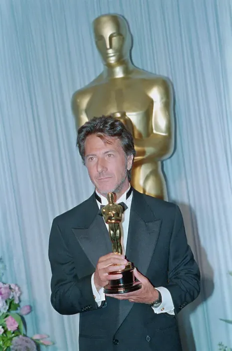 Framed Print : Dustin Hoffman Receiving Oscar Framed Print : Dustin Hoffman Receiving Oscar