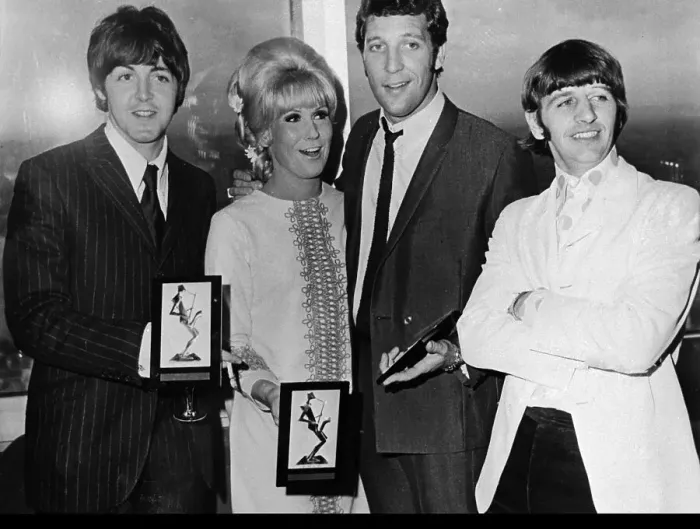 Framed Print : Dusty Springfield and Others at Post Office Tower in London Framed Print : Dusty Springfield and Others at Post Office Tower in London