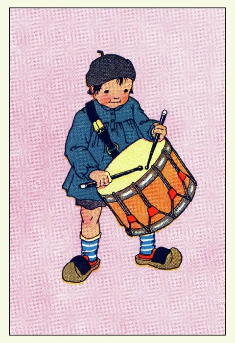Framed Print : Dutch Drummer Boy