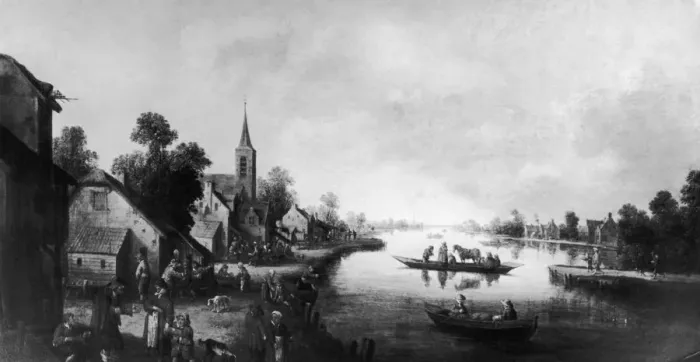 Framed Print : Dutch Village Framed Print : Dutch Village