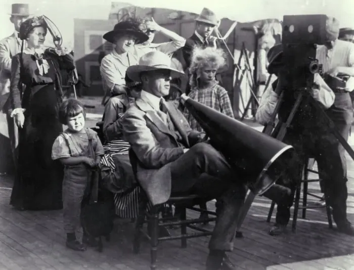 Framed Print : D.W. Griffith Directing Framed Print : D.W. Griffith Directing