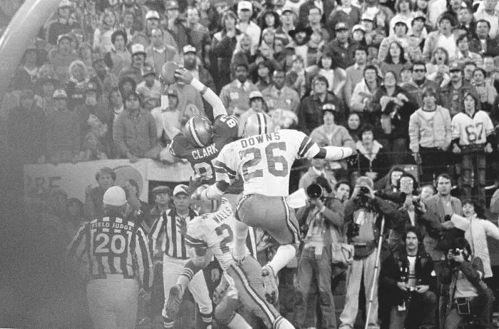 Framed Print : Dwight Clark Scoring Touchdown Framed Print : Dwight Clark Scoring Touchdown
