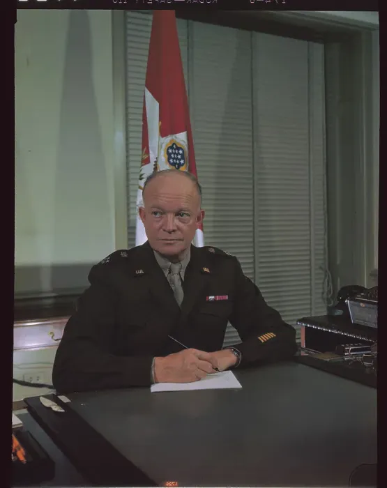 Framed Print : Dwight D. Eisenhower at His Desk Framed Print : Dwight D. Eisenhower at His Desk