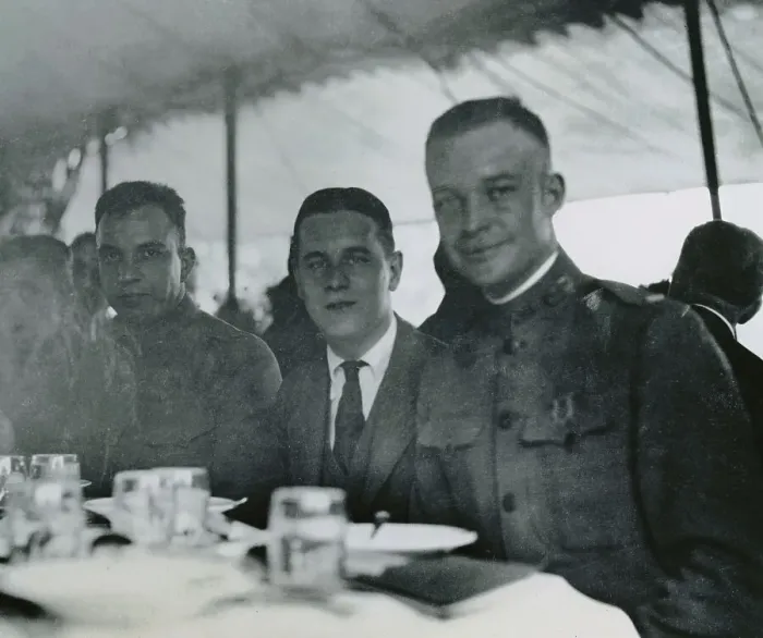 Framed Print : Dwight D. Eisenhower Dining with Harvey S. Firestone Jr Framed Print : Dwight D. Eisenhower Dining with Harvey S. Firestone Jr