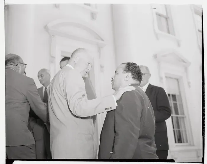 Framed Print : Dwight D. Eisenhower with Mustafa Ben Halim Framed Print : Dwight D. Eisenhower with Mustafa Ben Halim