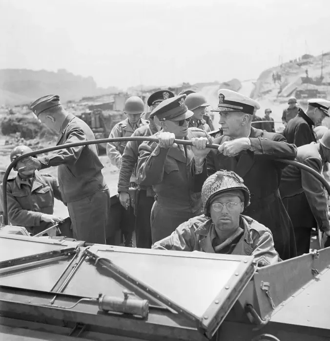 Framed Print : Dwight D. Eisenhower at Normandy