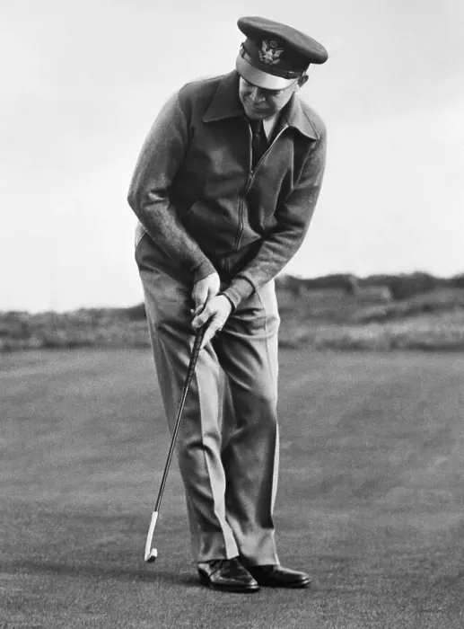 Framed Print : Dwight D. Eisenhower Playing Golf Framed Print : Dwight D. Eisenhower Playing Golf