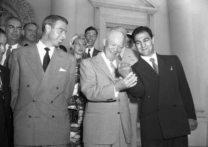 Framed Print : Dwight D. Eisenhower with Sports Stars Framed Print : Dwight D. Eisenhower with Sports Stars