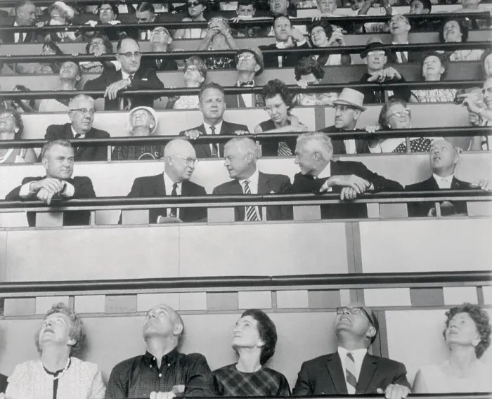 Framed Print : Dwight D. Eisenhower Visiting World's Fair IBM Pavilion Framed Print : Dwight D. Eisenhower Visiting World's Fair IBM Pavilion