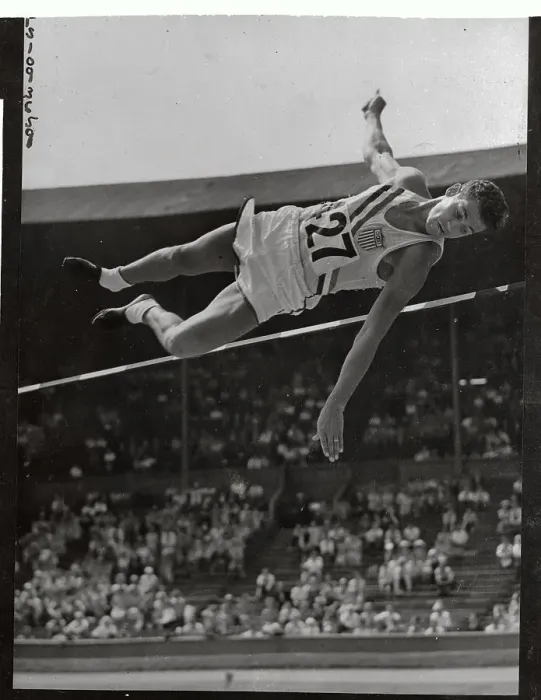 Framed Print : Dwight Eddleman Clearing High Jump Bar Framed Print : Dwight Eddleman Clearing High Jump Bar