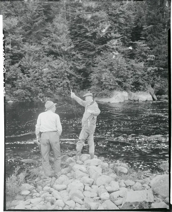 Framed Print : Dwight Eisenhower Holding Fish Framed Print : Dwight Eisenhower Holding Fish
