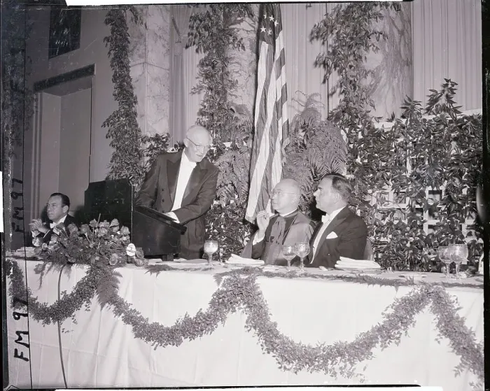 Framed Print : Dwight Eisenhower Preparing Himself Before Speech Framed Print : Dwight Eisenhower Preparing Himself Before Speech