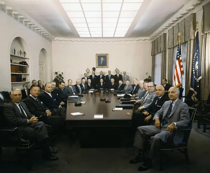 Framed Print : Dwight Eisenhower's Cabinet Members Framed Print : Dwight Eisenhower's Cabinet Members