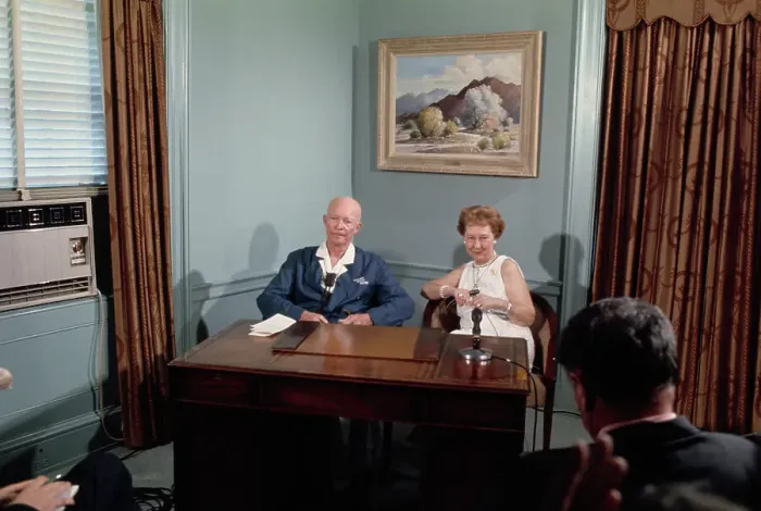 Framed Print : Dwight And Mamie Eisenhower Framed Print : Dwight And Mamie Eisenhower