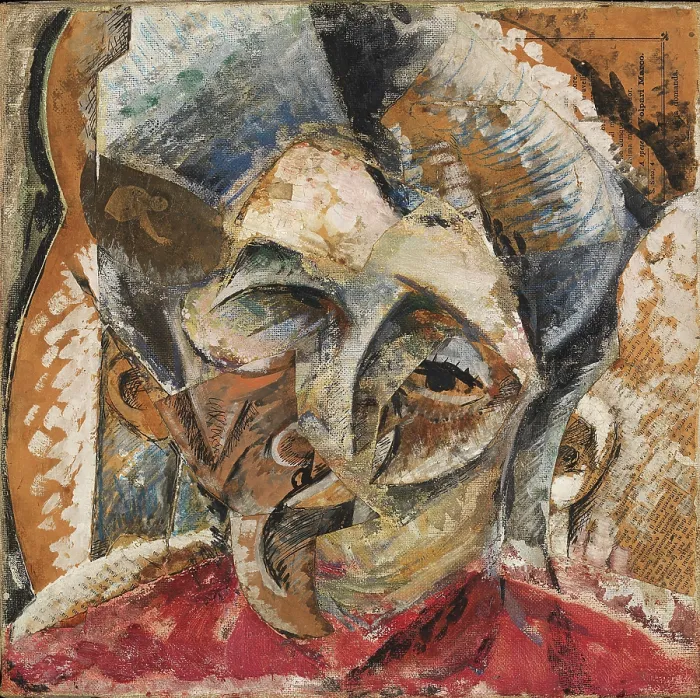 Framed Print : Dynamism of a Woman's Head or Head of a Woman or Decomposition of a Woman's Head or Lines Forces of a Head (Dinamismo di una testa di donna), by Umberto Boccioni, 1914 Framed Print : Dynamism of a Woman's Head or Head of a Woman or Decomposition of a Woman's Head or Lines Forces of a Head (Dinamismo di una testa di donna), by Umberto Boccioni, 1914