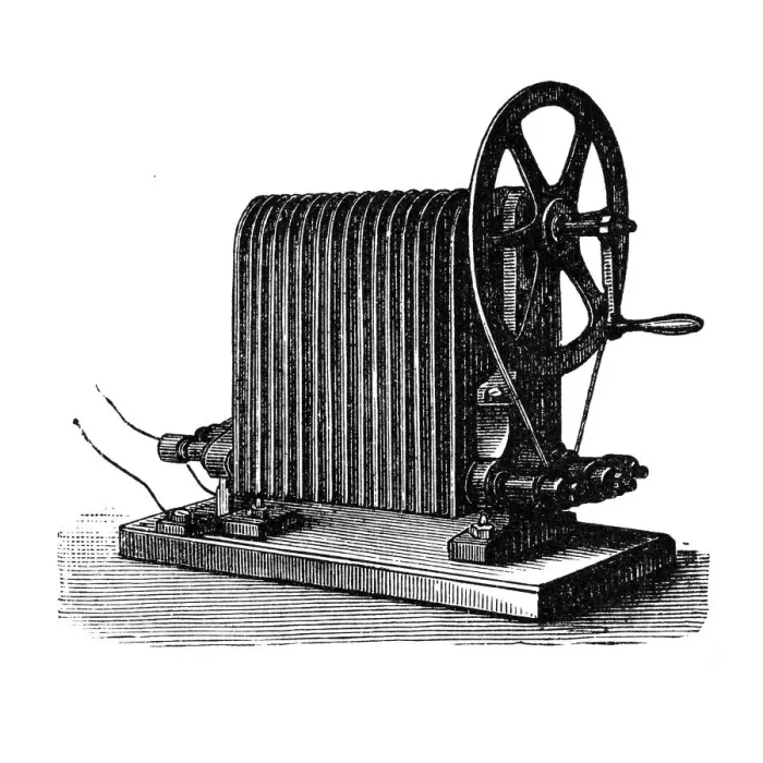 Framed Print : Dynamo machine, Siemens 1856 Framed Print : Dynamo machine, Siemens 1856