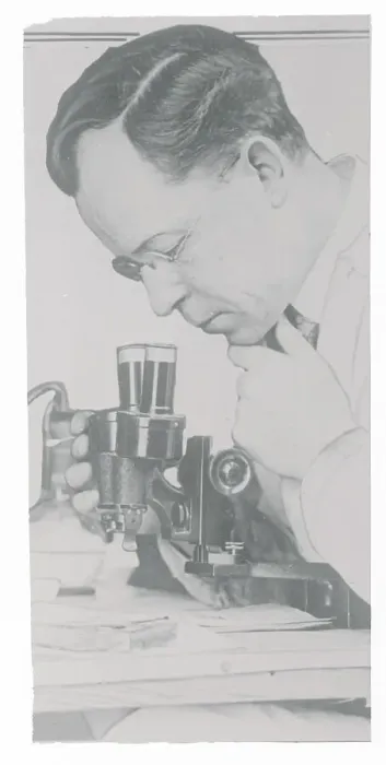 Framed Print : E. O. Heinrich Gazing into Microscope Framed Print : E. O. Heinrich Gazing into Microscope