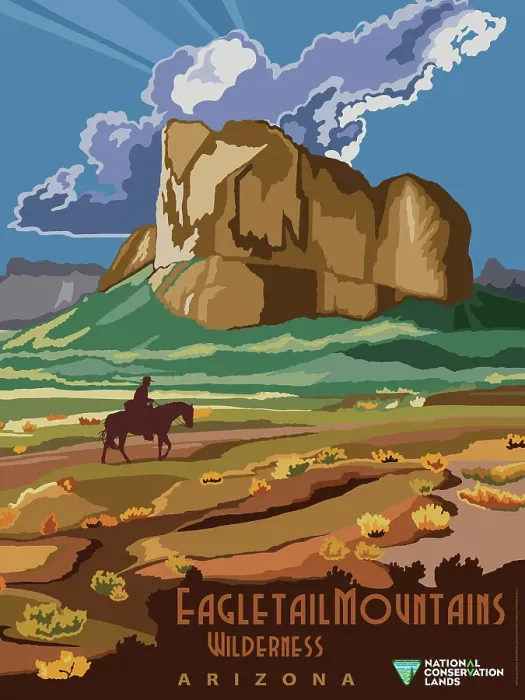 Framed Print : Eagletail Mountains Wilderness