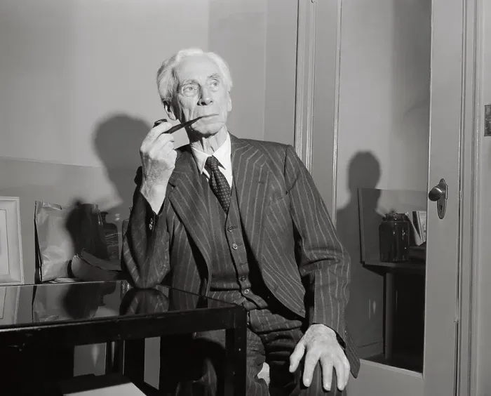Framed Print : Earl Bertrand Russell Sitting and Smoking Pipe Framed Print : Earl Bertrand Russell Sitting and Smoking Pipe