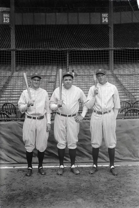 Framed Print : Earl Combs with Babe Ruth and Bob Meusel Framed Print : Earl Combs with Babe Ruth and Bob Meusel