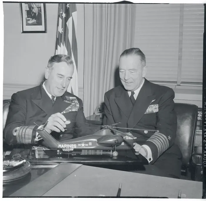Framed Print : Earl Mountbatten and Arthur Radford Framed Print : Earl Mountbatten and Arthur Radford