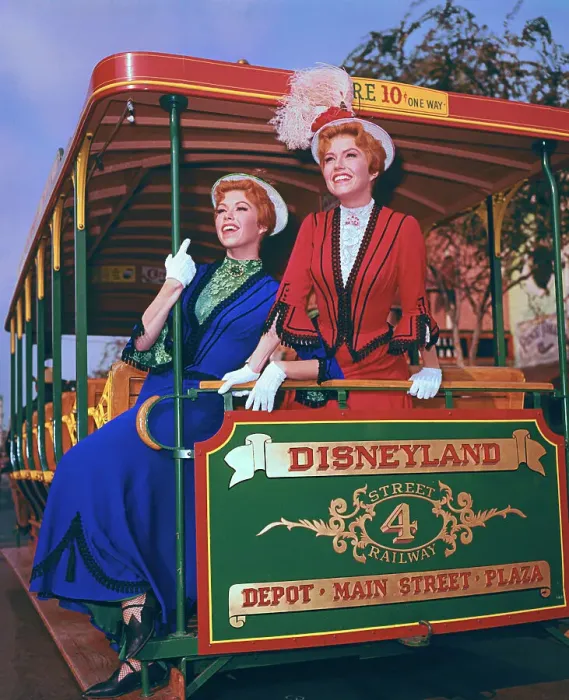 Framed Print : Earle Twins Riding Trolley Framed Print : Earle Twins Riding Trolley