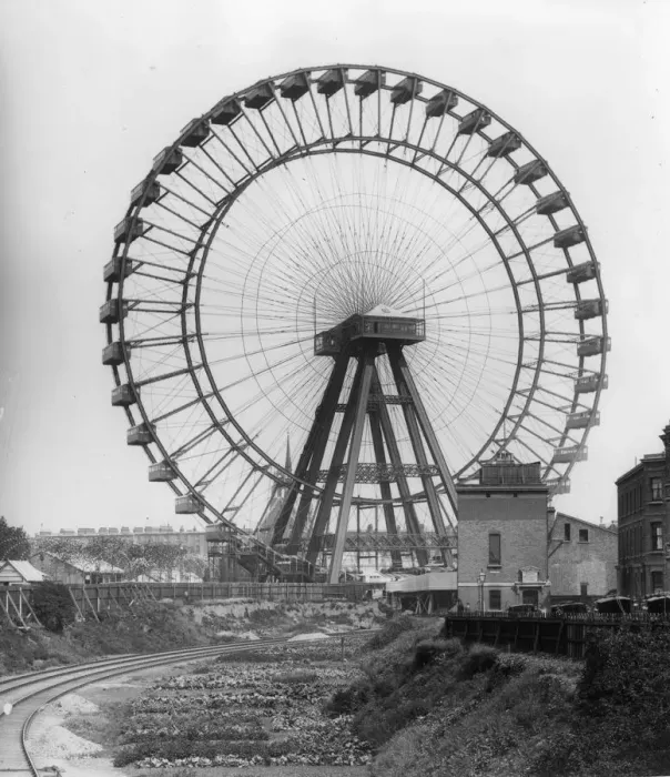 Framed Print : Earls Court Wheel Framed Print : Earls Court Wheel