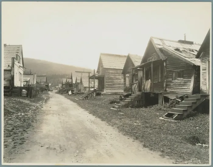 Framed Print : Early Canadian Housing Development Framed Print : Early Canadian Housing Development