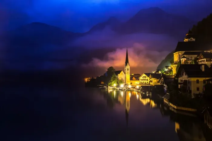 Framed Print : Early Dawn at Hallstatt Framed Print : Early Dawn at Hallstatt
