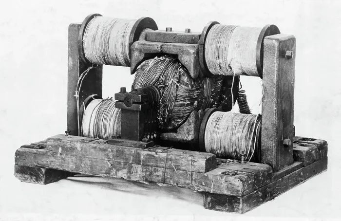 Framed Print : Early Electrical Motor, Built In 1878 Framed Print : Early Electrical Motor, Built In 1878