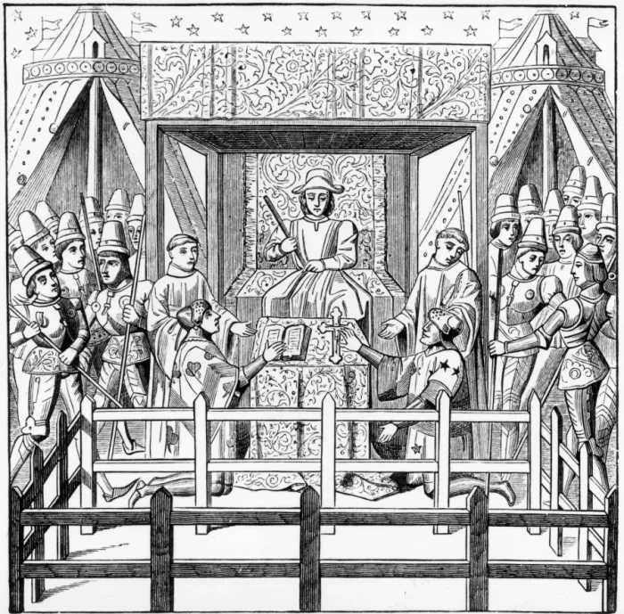 Framed Print : Early Law Court Framed Print : Early Law Court