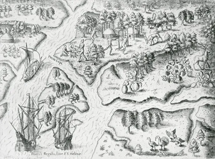 Framed Print : Early Map of Florida Framed Print : Early Map of Florida