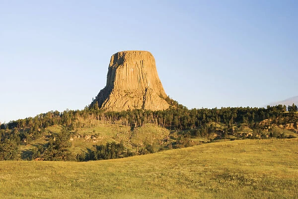 Early Morning Light On Devils Tower
