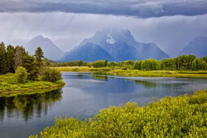 Framed Print : Early Morning light at Oxbow Bend of Snake River, Grand Teton National Park, Wyoming, USA Framed Print : Early Morning light at Oxbow Bend of Snake River, Grand Teton National Park, Wyoming, USA