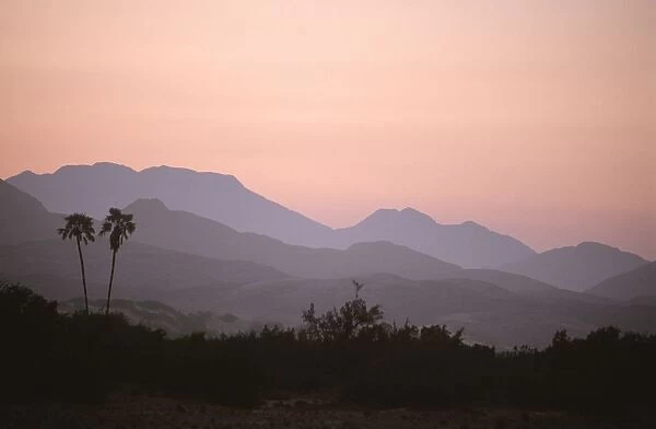Early Morning View of the Kunene River Valley