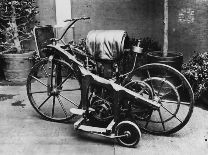 Framed Print : Early Motorcycle Framed Print : Early Motorcycle