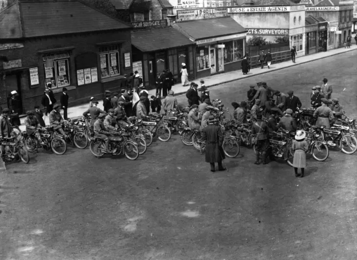 Framed Print : Early Motorcycles Framed Print : Early Motorcycles