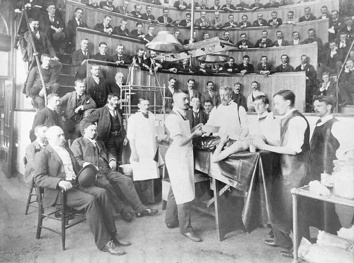 Framed Print : An Early Operative Surgical Procedure Framed Print : An Early Operative Surgical Procedure